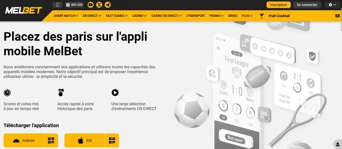 Melbet télécharger l'APK